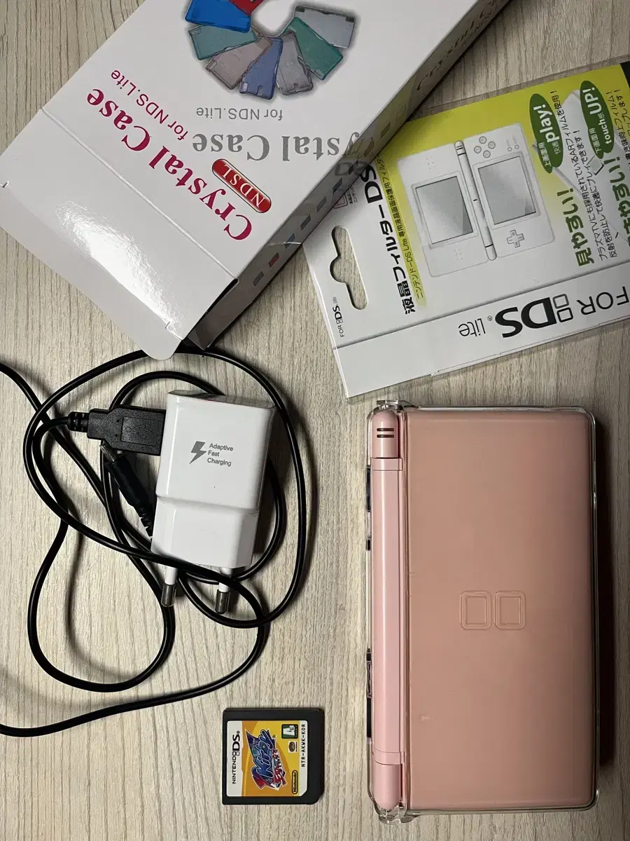 Nintendo DS LITE Pink + Kirby Chip