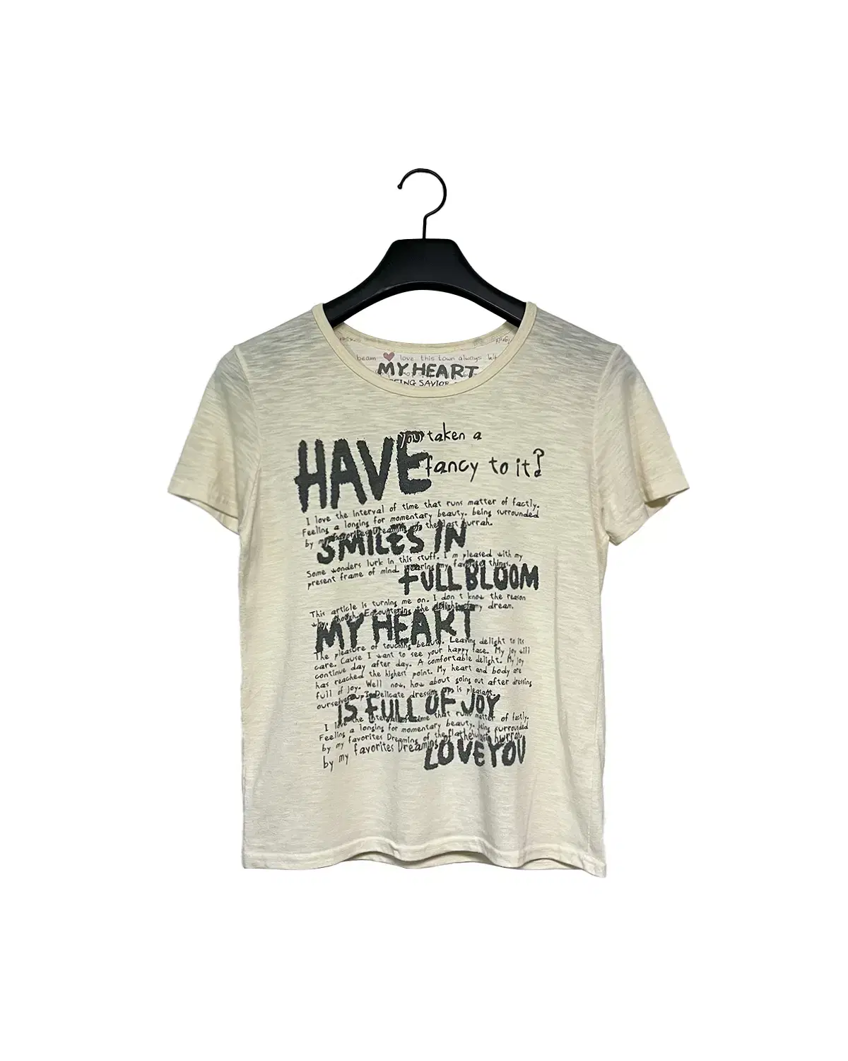 LETTERING T-SHIRT