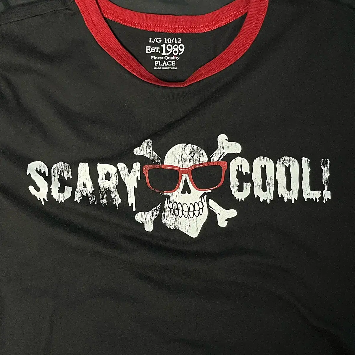 RED POINT SKULL T-SHIRT