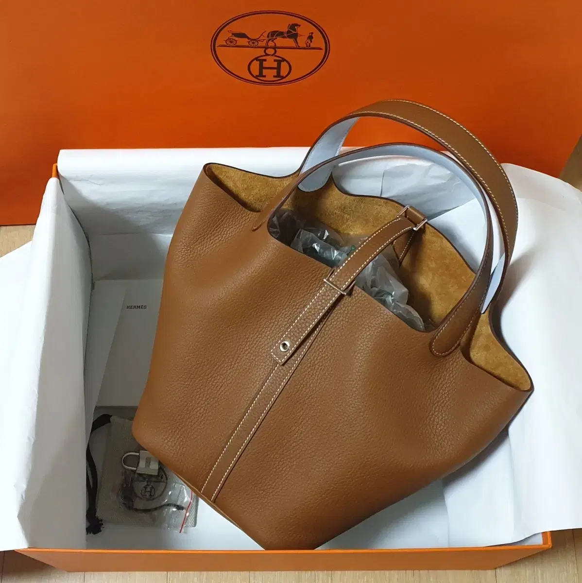 Hermès Picotan 22 Gold and Silver New