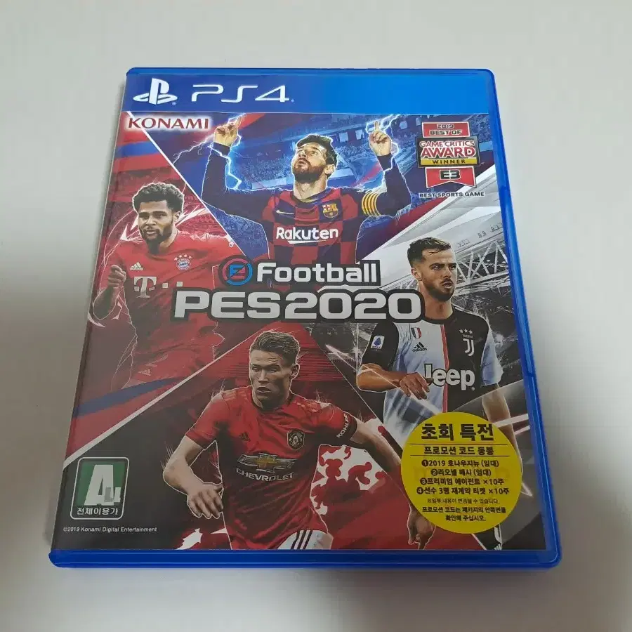 PS4 플스4 PES 2020 정발 한글