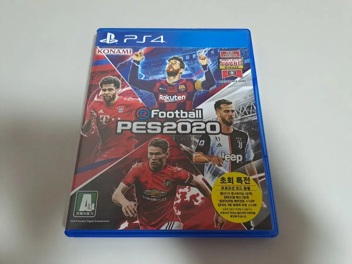 PS4 플스4 PES 2020 정발 한글