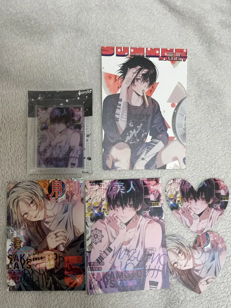 Sakadei sumne nagumo shin postcard acrylic unofficial goods sell