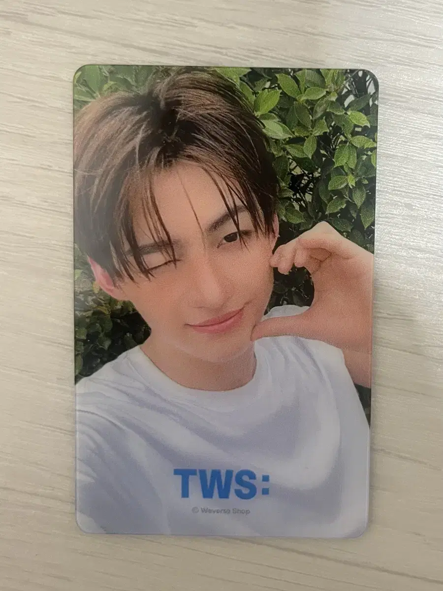 Tours jihoon unreleased photocard Mirror