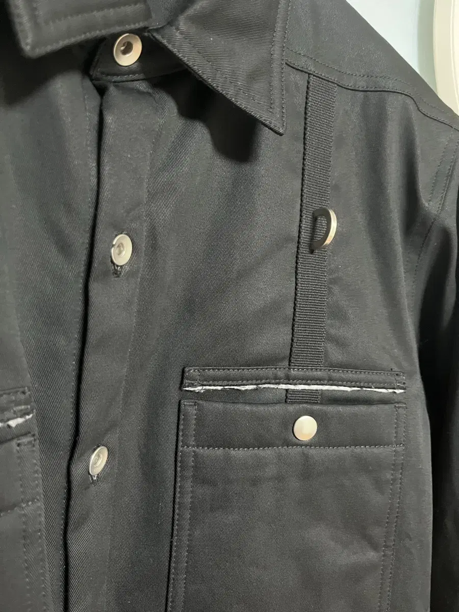 L Rick Owens Padded Overshirt Jacket