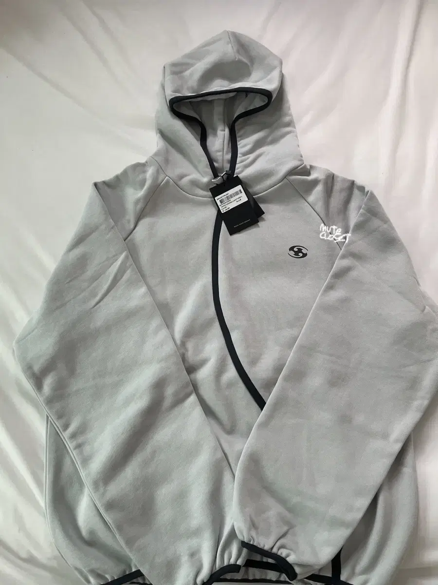 [Same day shipping] San San Gear 24FW Taped Hoodie Light Gray Hoodie