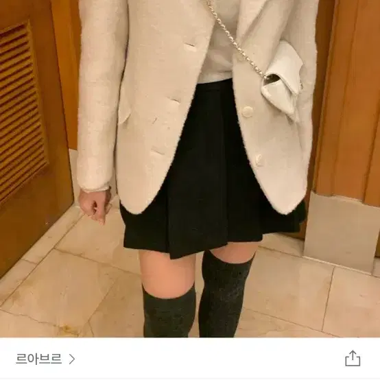 (택 있는 새상품) 르아브르 리튼 알파카 부클자켓, 여자 울 부클코트 자