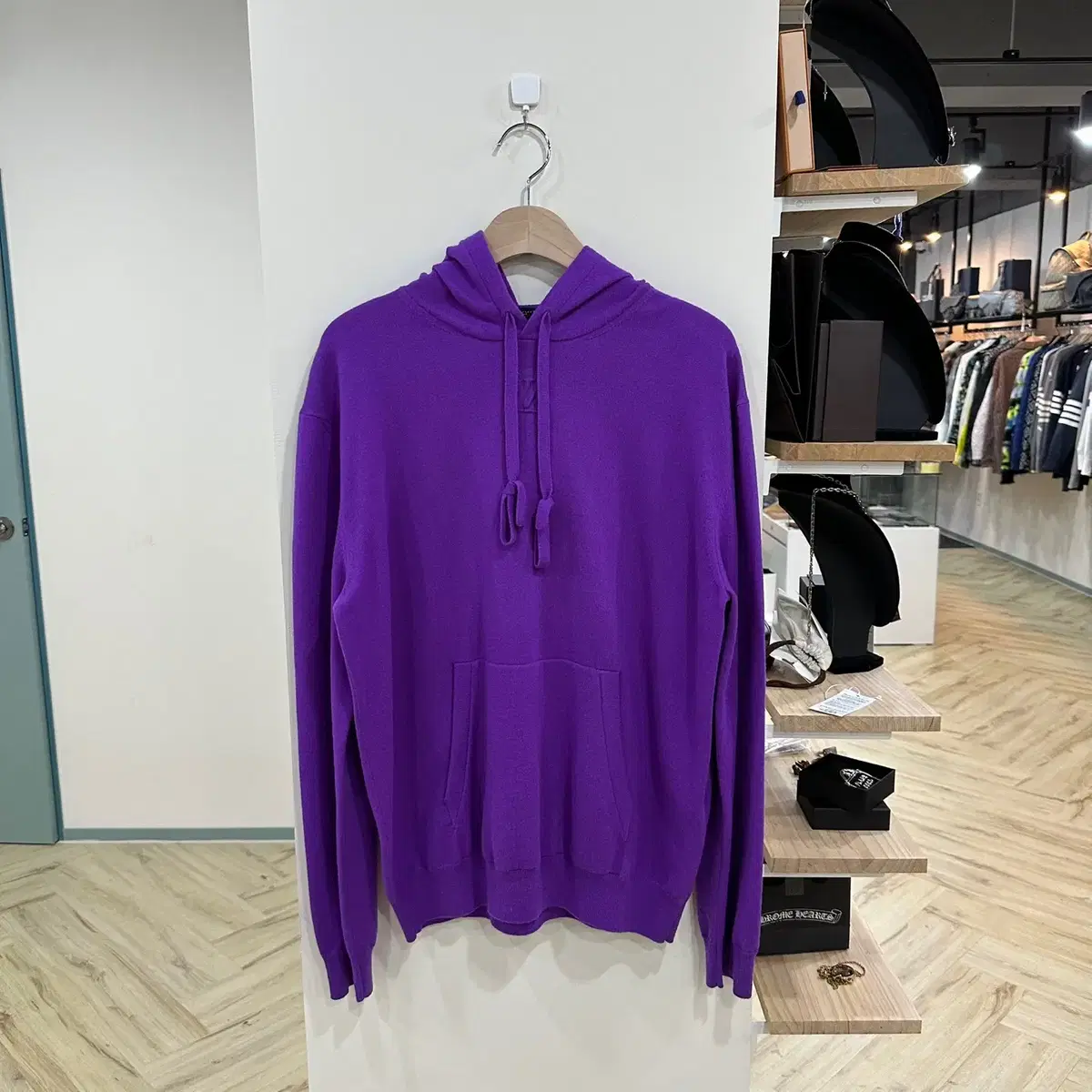 Louis Vuitton Embroidered Cashmere Hoodie L