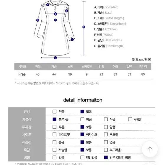 기프티박스 데님 원피스