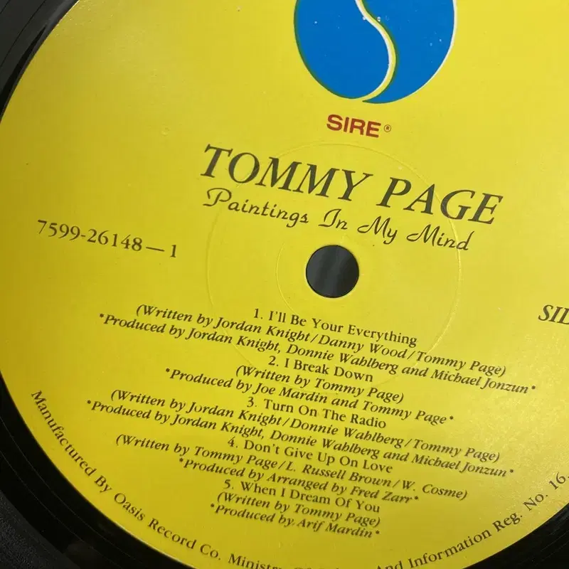 TOMMY PAGE  LP / AA1712