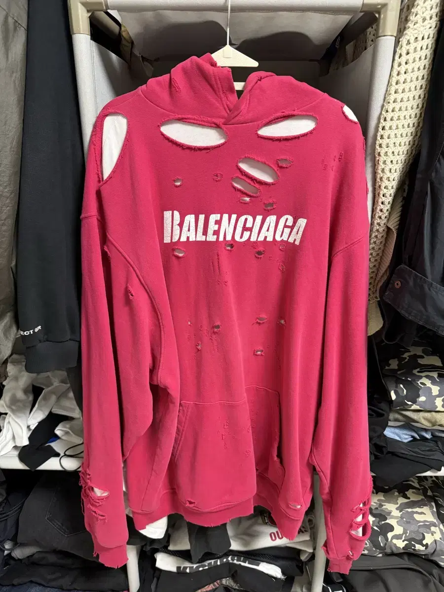 Balenciaga Destroyed Hoodie (XXS)