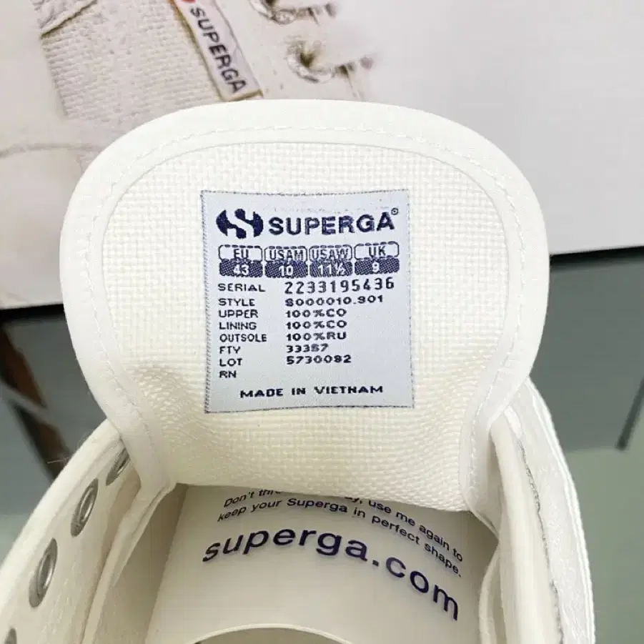 SUPERGA 수페르가 2750 COTU CLASSIC 화이트