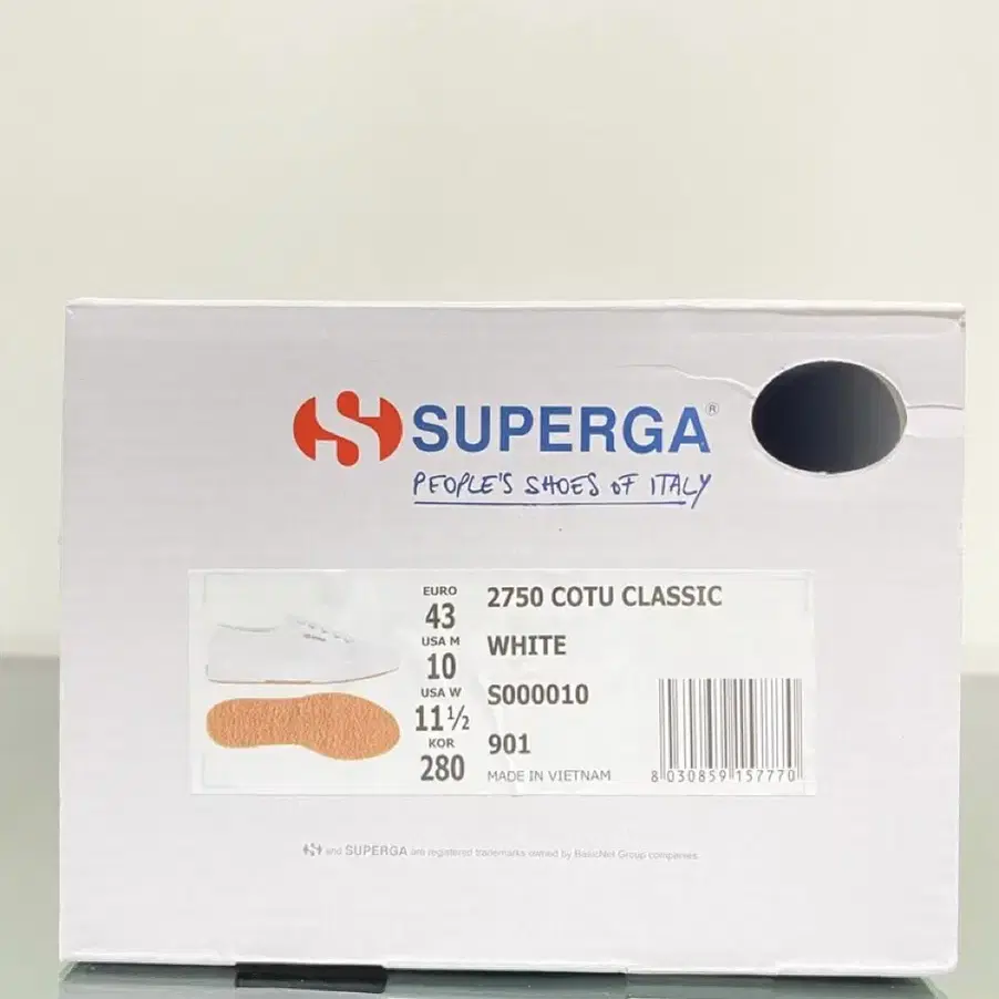 SUPERGA 수페르가 2750 COTU CLASSIC 화이트