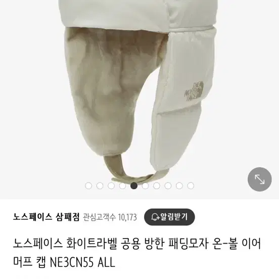 노스페이스 이어머프 군밤모자 트루퍼햇