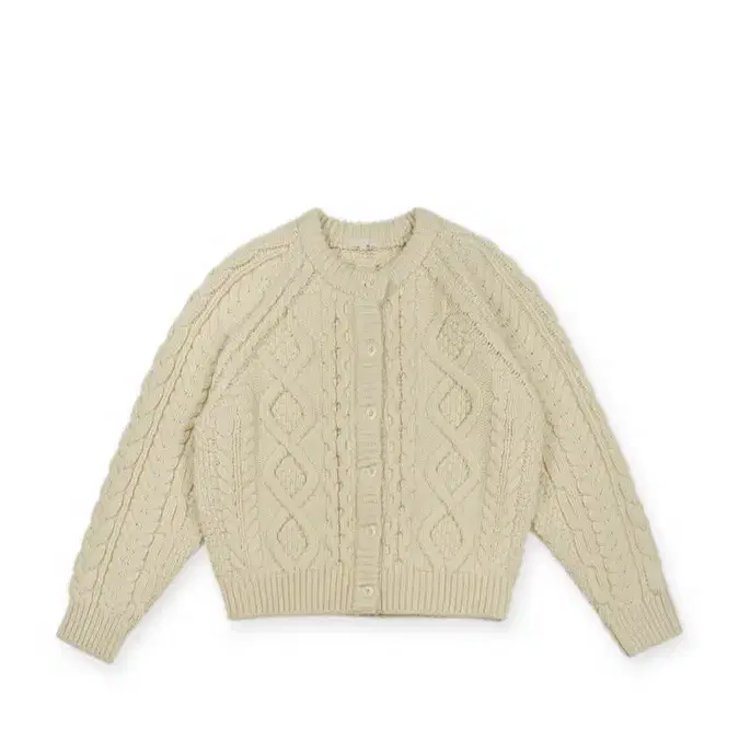 GROVE ARAN CARDIGAN 그로브 가디건 크림색상