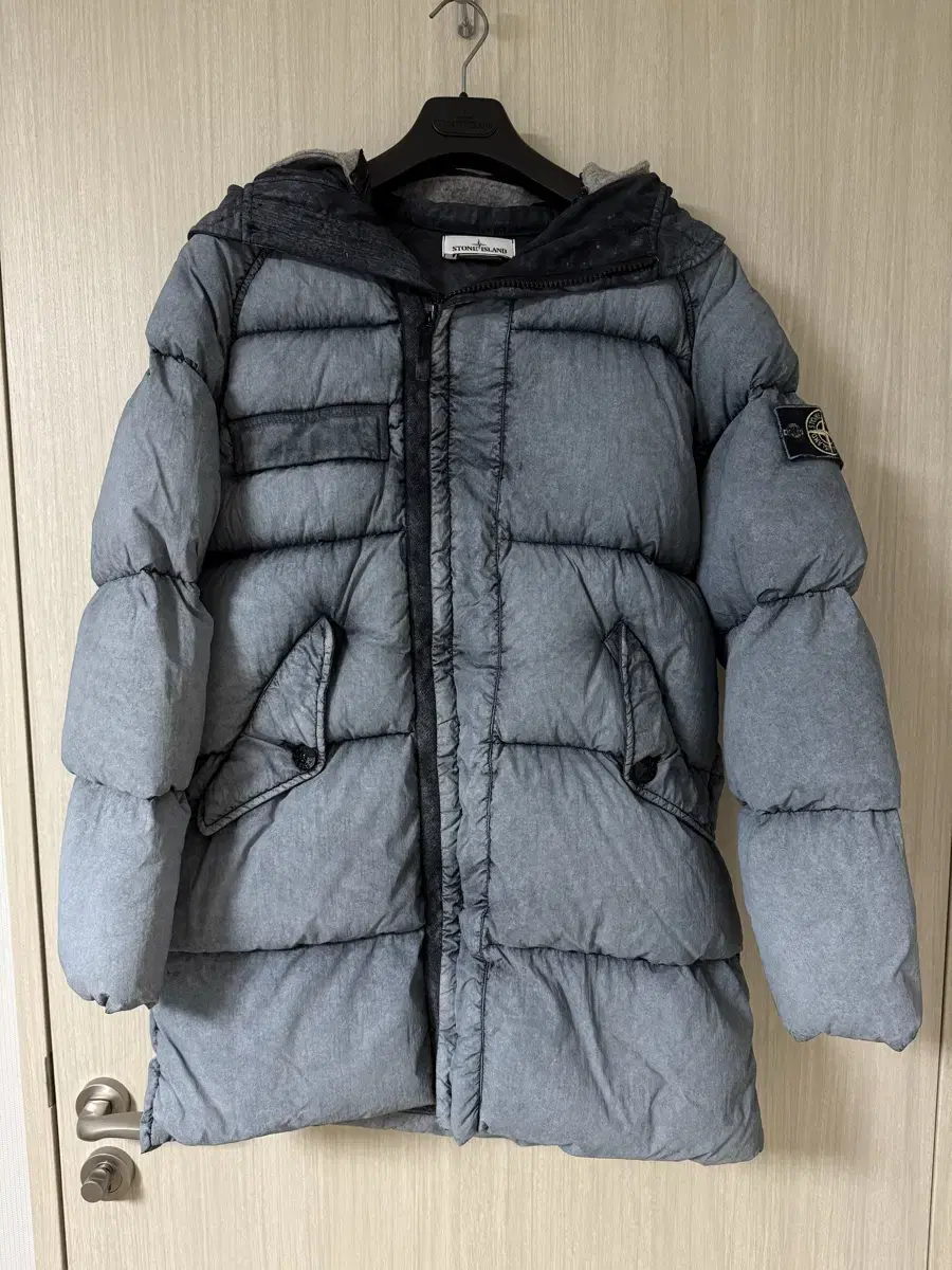 [S] 17fw Stone Island Tela Frost Padded Gray