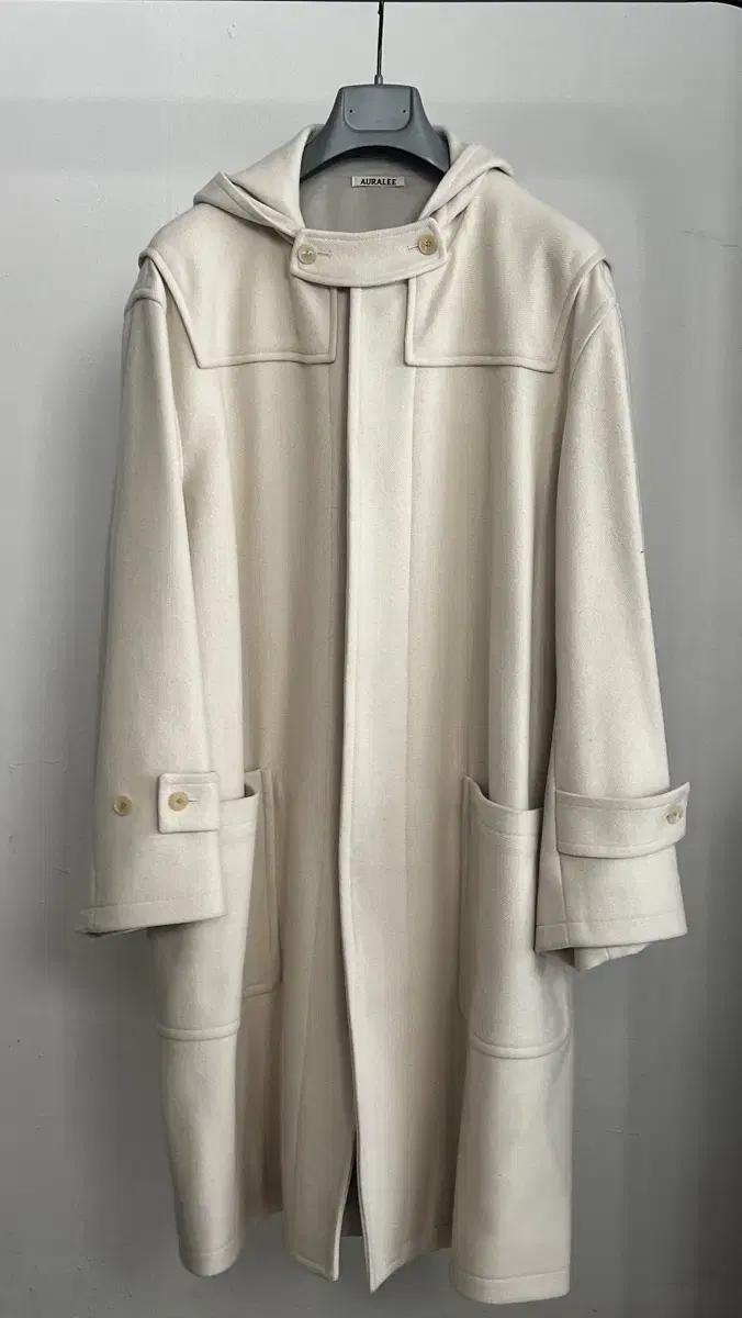 [4] Auralee 2019AW Wool Silk Duffle Coat