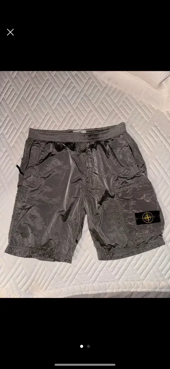 Stone Island Nylon Metallic Bermuda Shorts Vahn 34