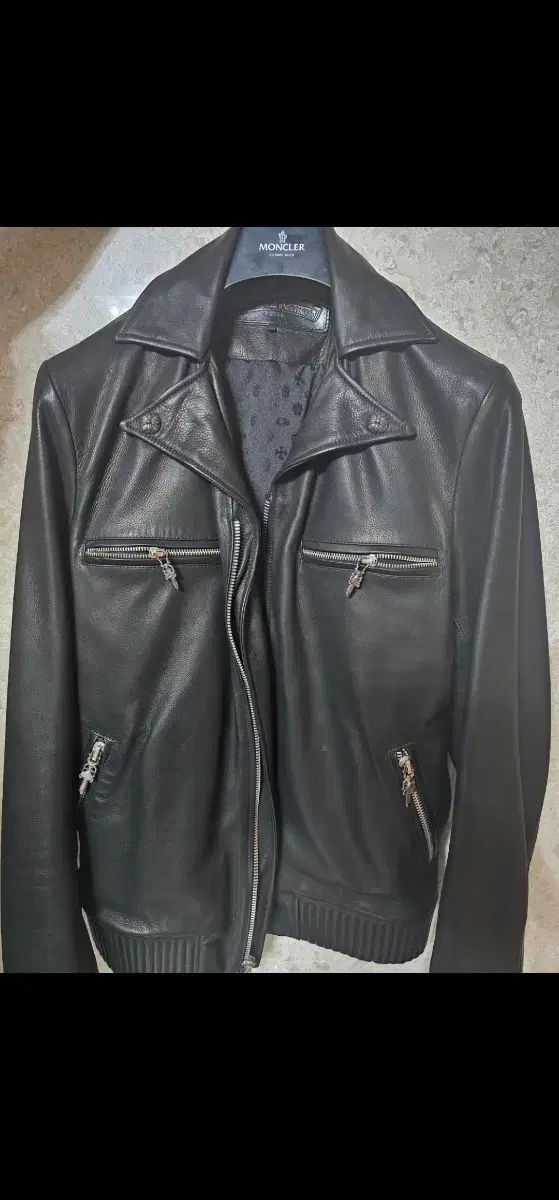 Chrome Hearts Leather Jacket