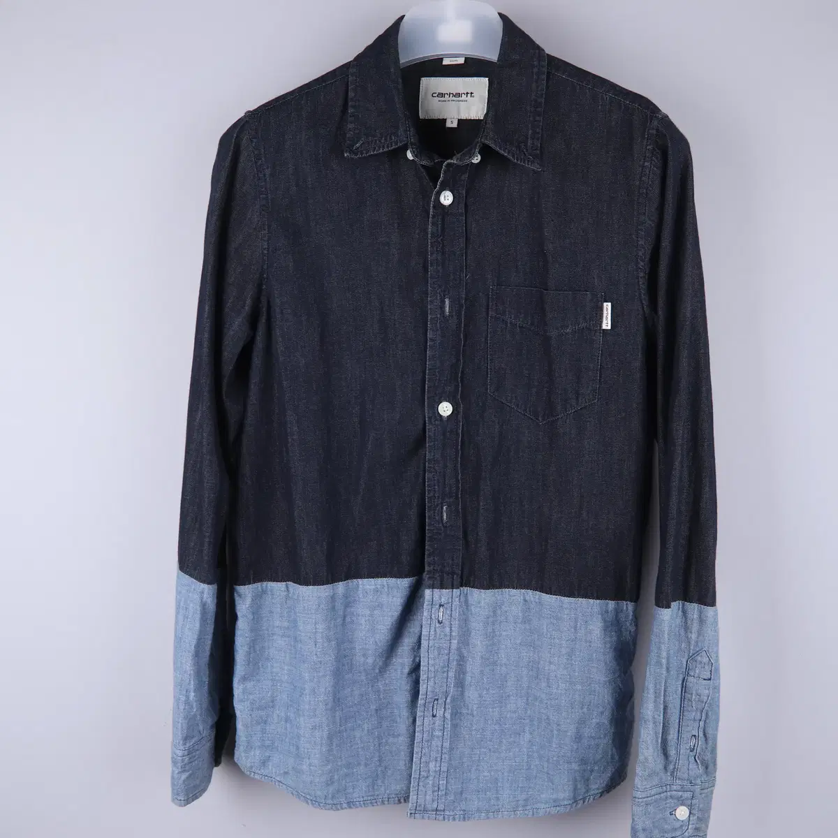 칼하트 셔츠 L/S Morton Shirt Dark Grey (S)