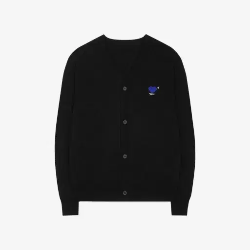 A1 Arthur Errors Twinheart Cardigan Black