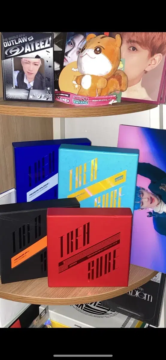 ateez album merchandise photocard frames