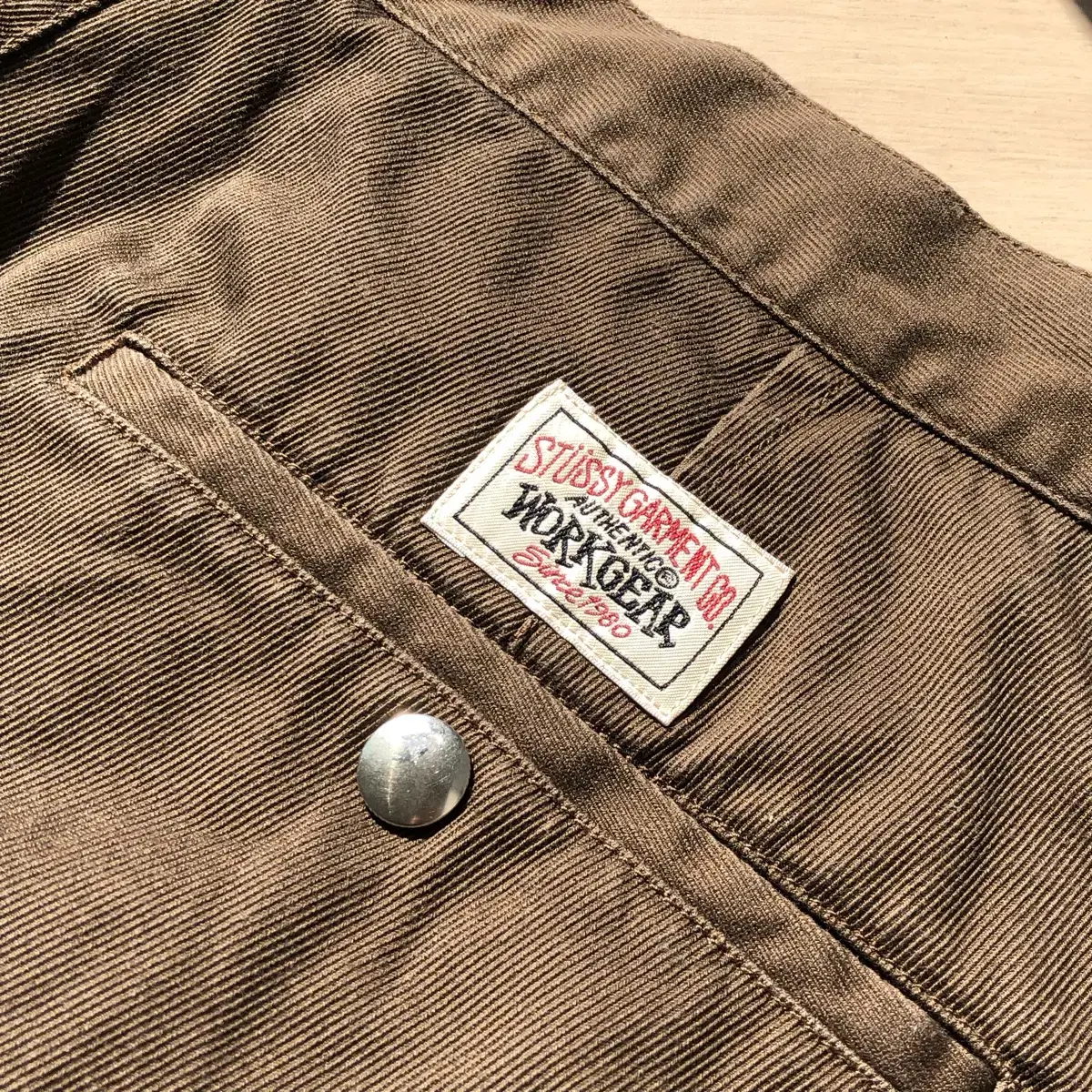 Stussy Work Chino Pants 32 Dark Brown