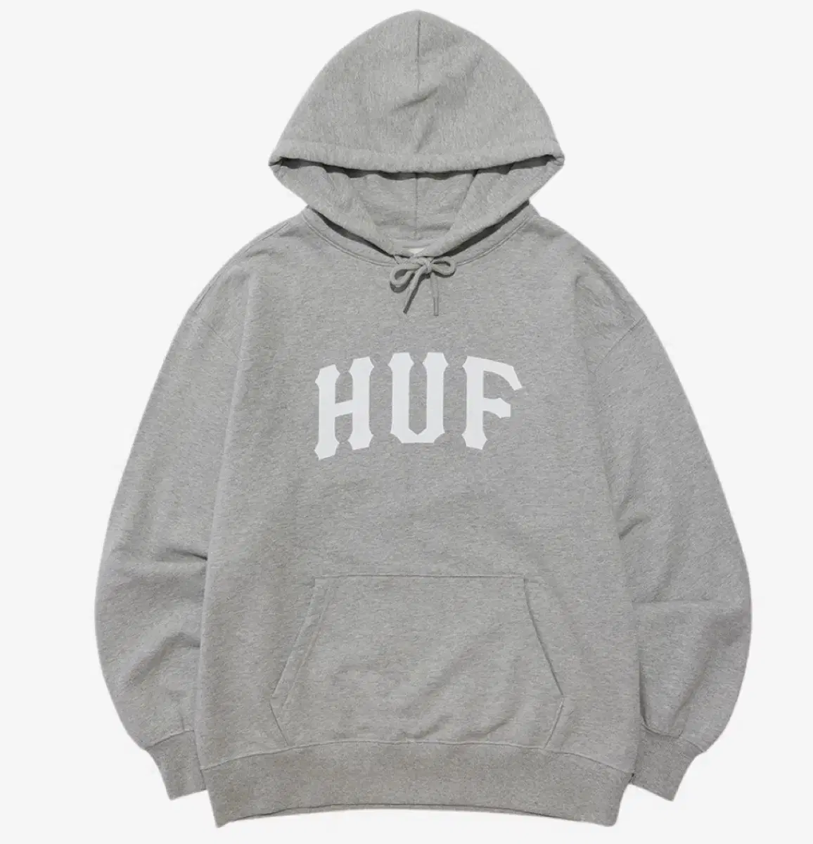 [XL]HUF 허프 아치로고 후드티 그레이