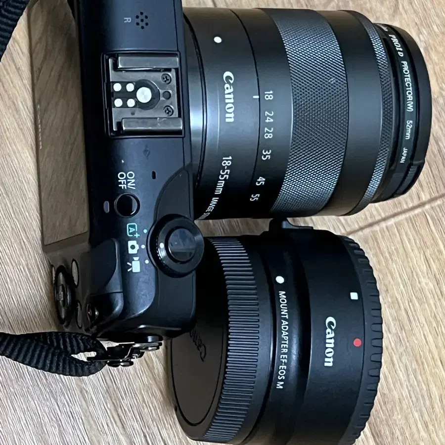 EOS M + 18-55 IS + EF렌즈어댑터