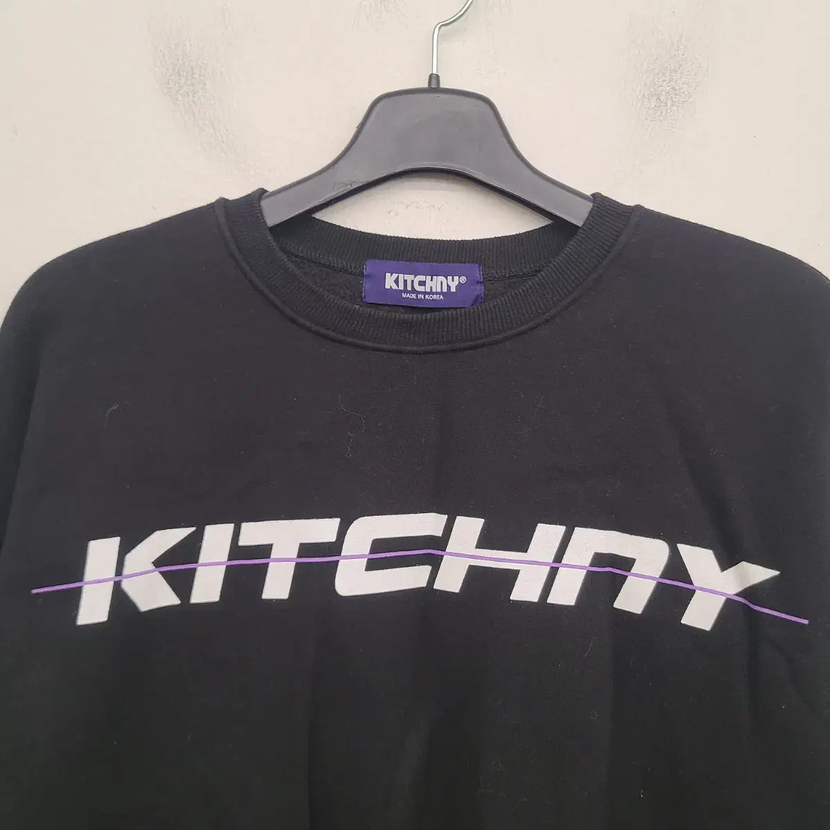 [105/XL] KITCHNY 키치니 프린팅 기모 맨투맨