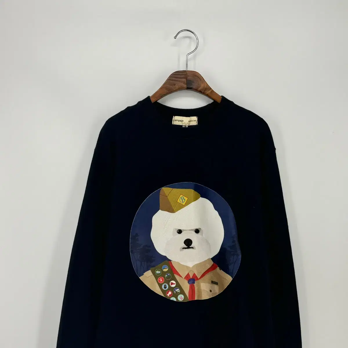 비욘드클로젯 맨투맨 티셔츠 (S size / NAVY)