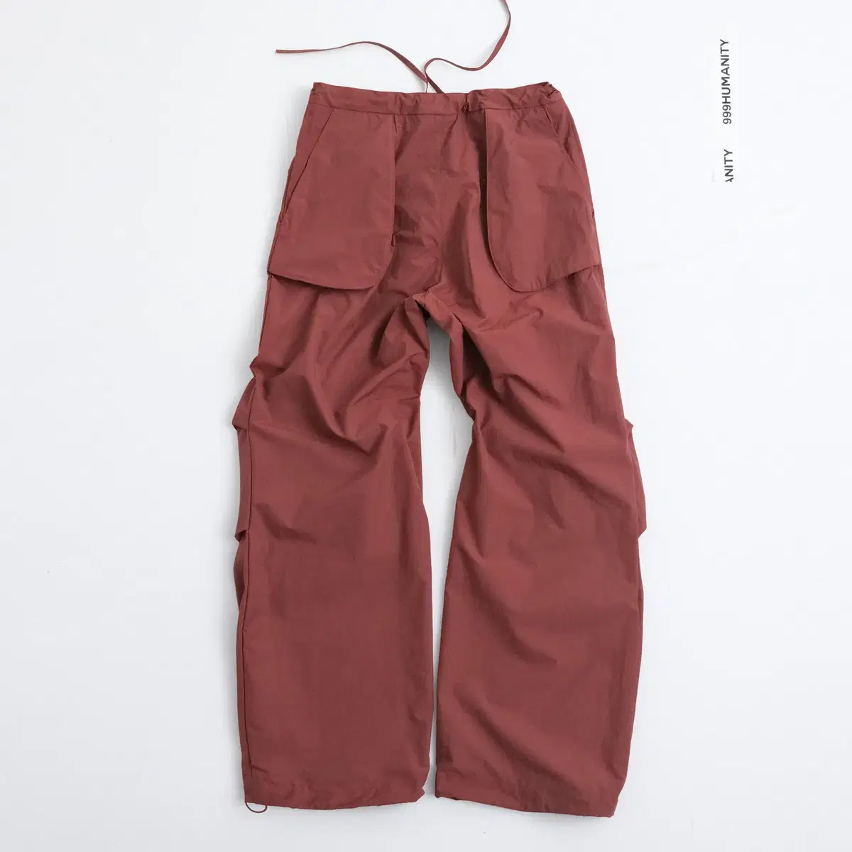 [999 휴머니티]NYLON EASY PANTS (Maroon)(1사이즈