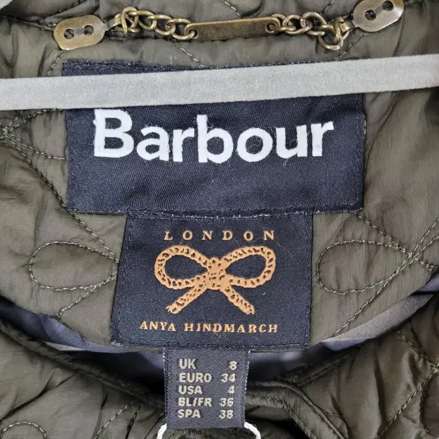 바버 Barbour 여성 퀼팅 트렌치 코트 XS