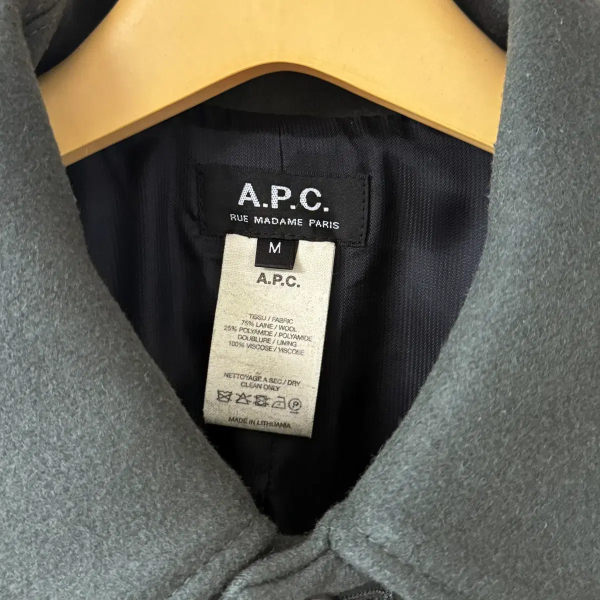 A.P.C 아페쎄 Verlaine 남성 발마칸 맥코트 (M)