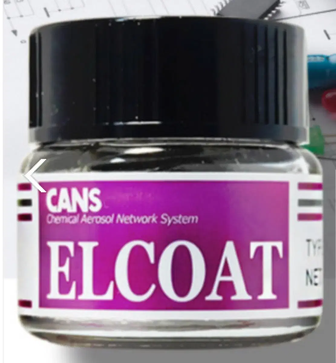 ELCOAT 엘코트 P-100 전도성 도전성 접착제 은 실버 페이스트 E