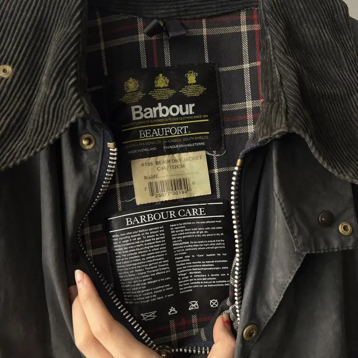 [L]Barbour 바버 뷰포트 왁스드 헌팅 자켓