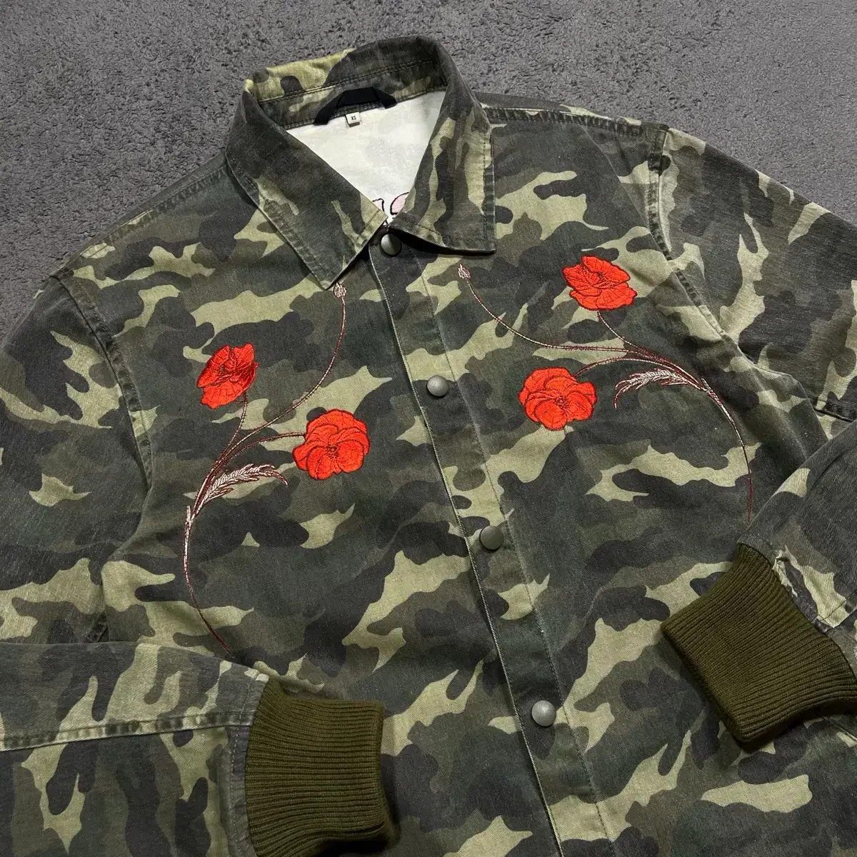 Opening Ceremony Embroidered Go Camo Coach Jacket