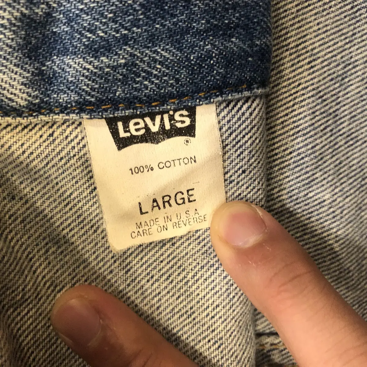 80s Levis orange tab Type 3 denim jacket