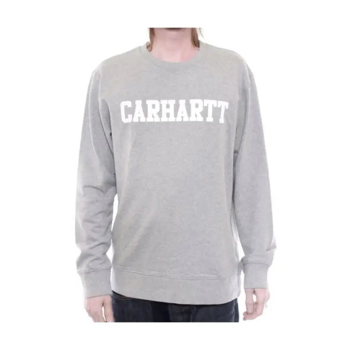 [ M ] Carhartt 칼하트 그레이 라운드 맨투맨