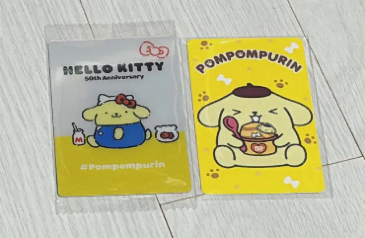 Sanrio Pompompurin Wehas 5th 6th Baskin Robbins Kard