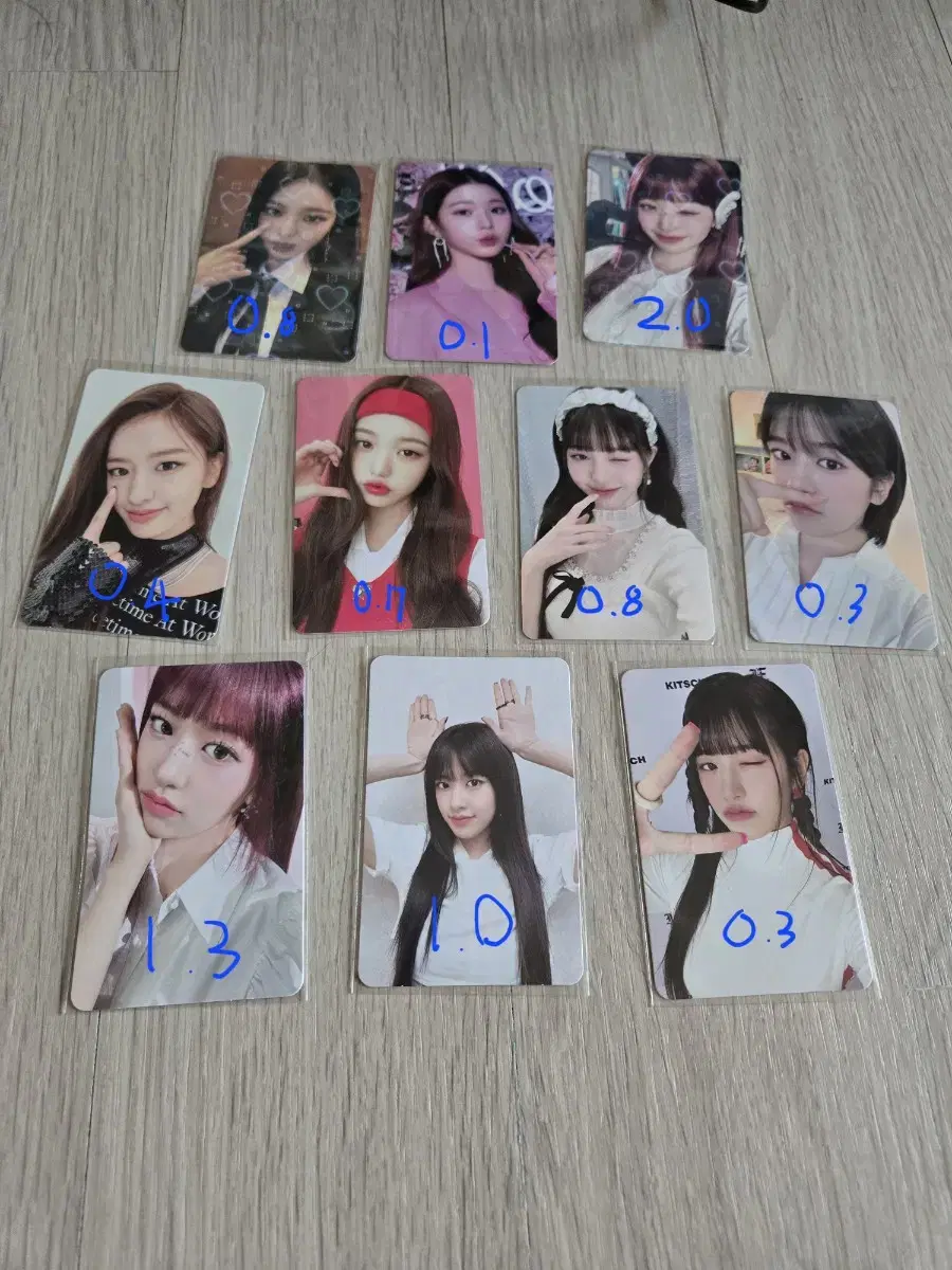 ive wonyoung,yujin photocard sell(for my brother)