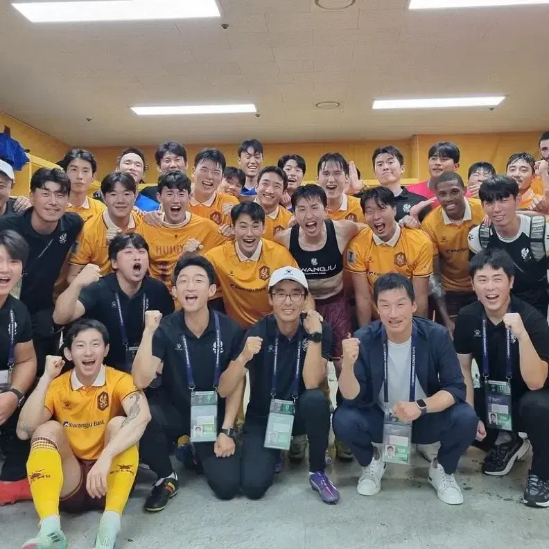 (할인)24-25 광주FC 홈 어센틱 ACL 정호연 택채새상품