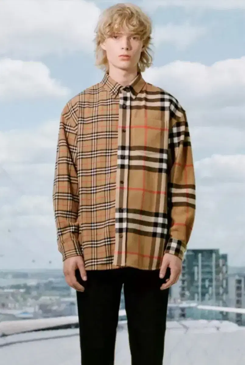 [M] Burberry x Gosha Vahn Vahn Honey Flannel Shirt