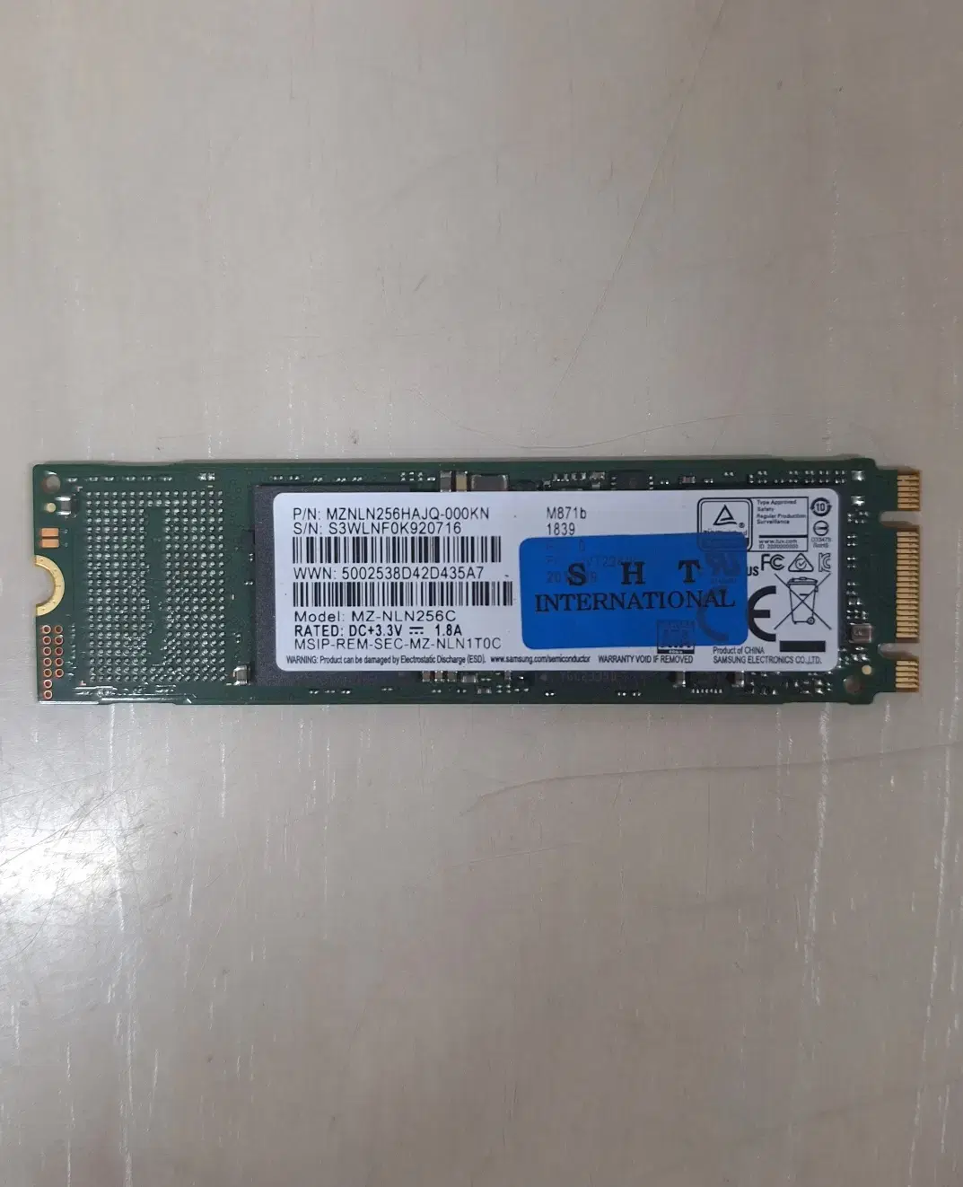 M.2 SATA (2280) SSD 삼성 250GB~256GB