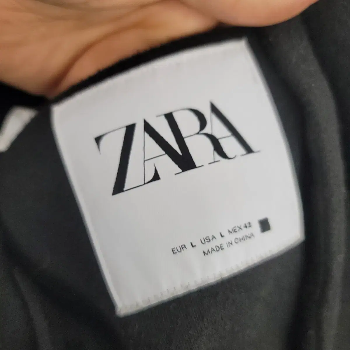 [105/XL] ZARA 자라 헤비 코튼 셔츠 자켓