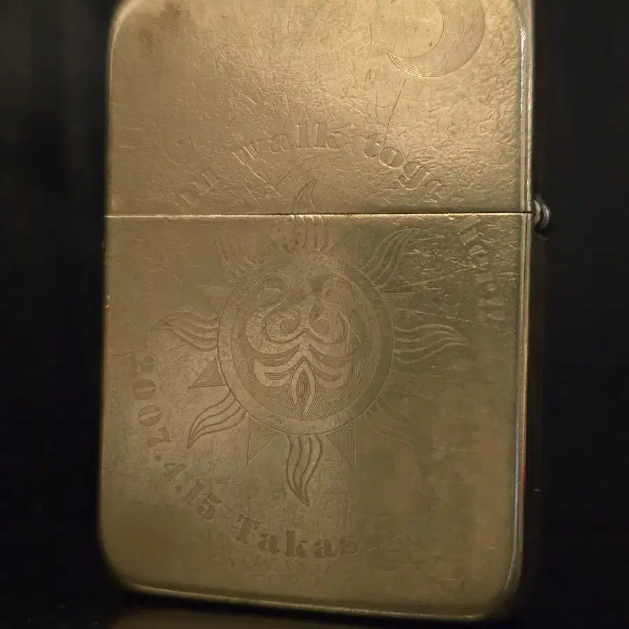 zippo 지포라이터06년도 황동라인