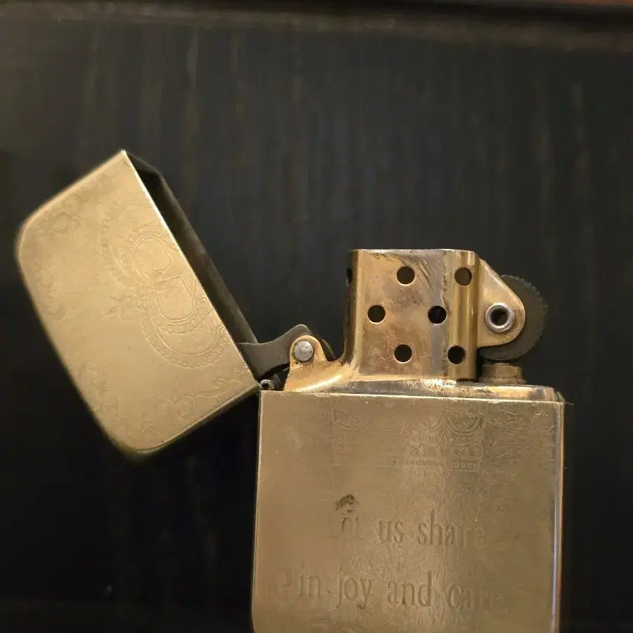 zippo 지포라이터06년도 황동라인