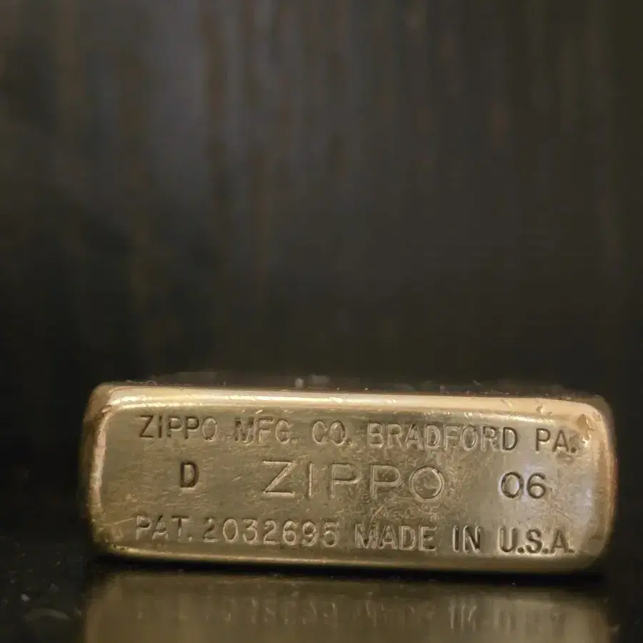 zippo 지포라이터06년도 황동라인