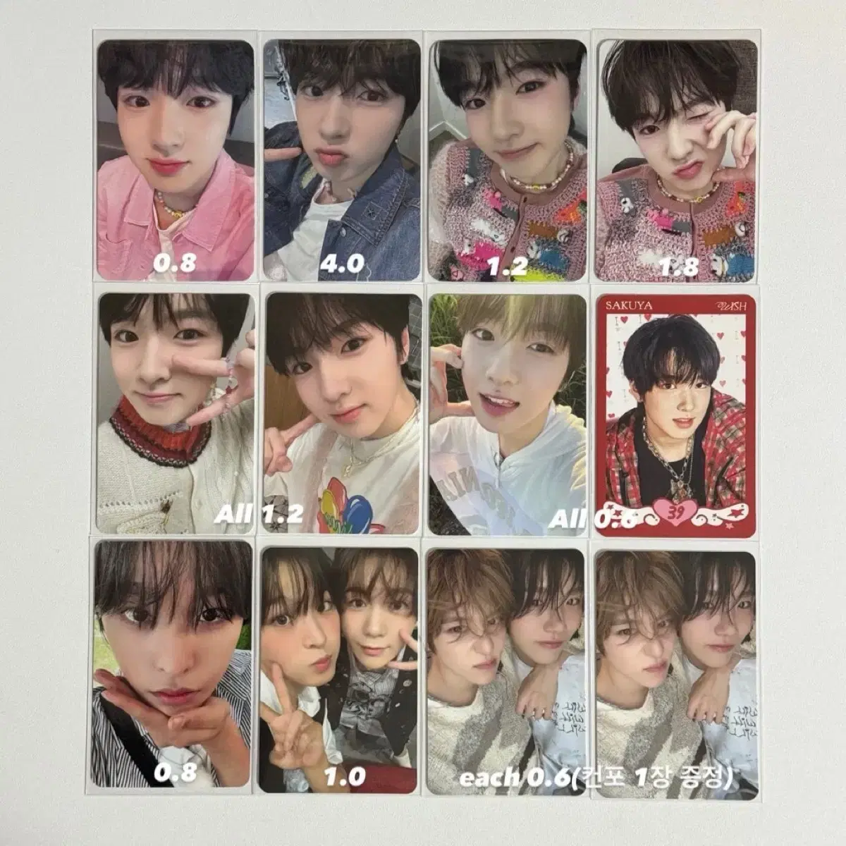 NCT WishPoka riku Sakuya Steady unreleased photocard ld smtown &store with muu All MD Songbird