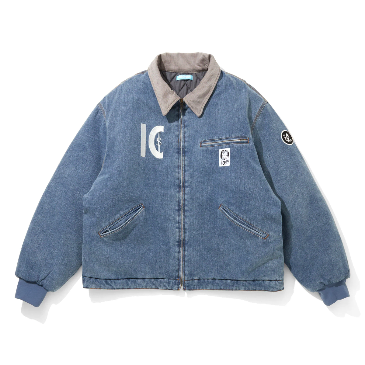 [Overseas] BBC Ice Cream Twill Zip-up Jacket 24FW